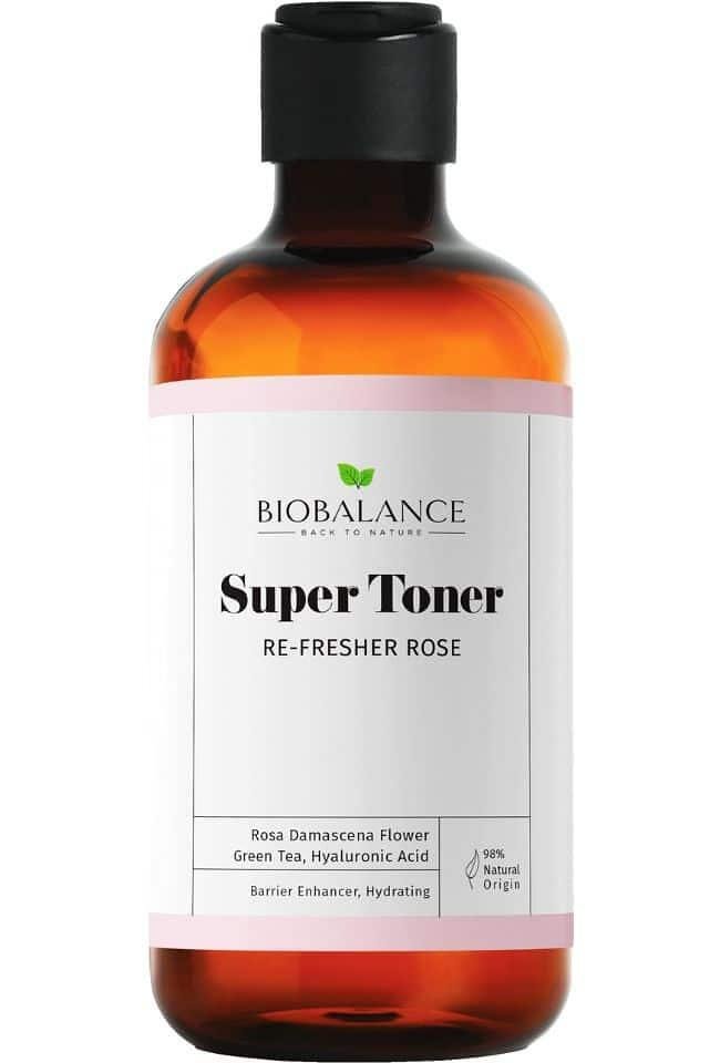 BIOBALANCE СУПЕР ТОНЕР ОСВЕЖАВАЩ, РОЗА, 250 МЛ