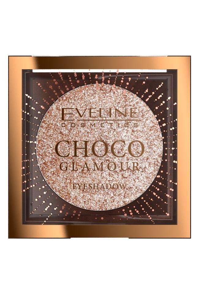 Eveline CHOCO GLAM МОНО СЕНКИ ЗА ОЧИ № 01 MOON SPARKLE, 3,5 ГР