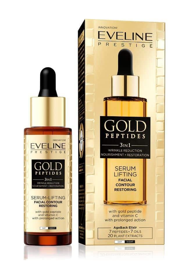 Eveline GOLD PEPTIDES ЛИФТИНГ СЕРУМ ЗА ЛИЦЕ, 30 МЛ
