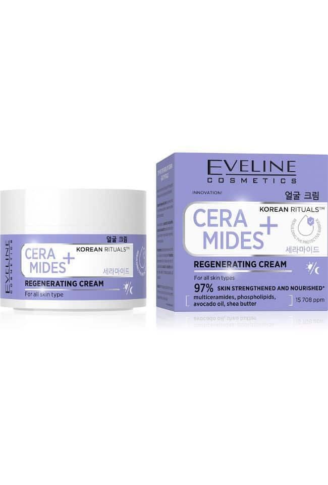 Eveline KOREAN RITUALS CERAMIDES+ ДНЕВЕН/НОЩЕН РЕГЕНЕРИРАЩ КРЕМ, 50 МЛ