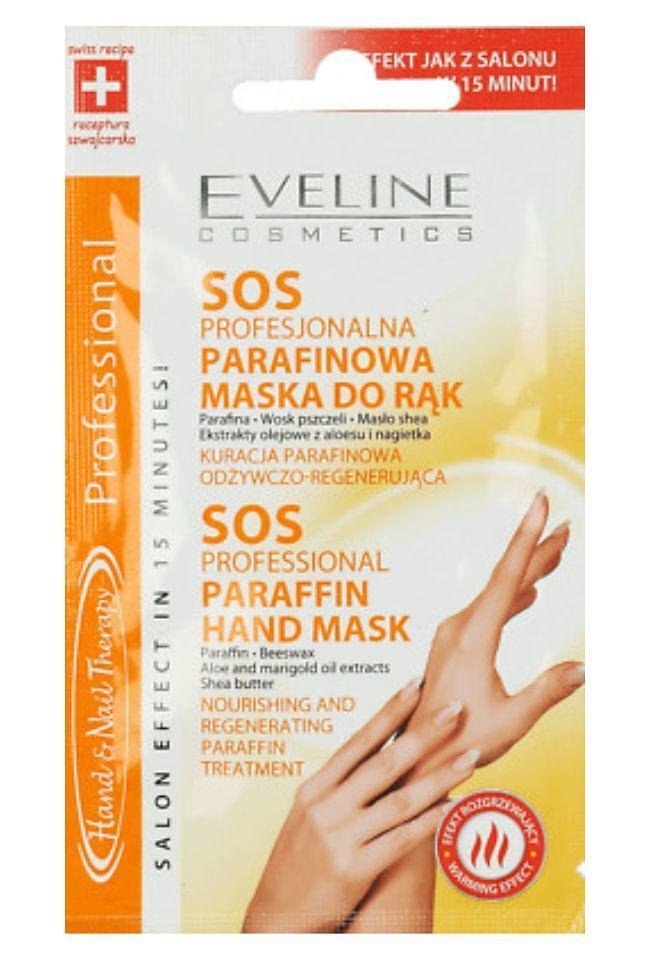 Eveline NAILS ПРОФЕСИОНАЛНА ПАРАФИНОВА МАСКА ЗА РЪЦЕ И НОКТИ SOS, 7 МЛ