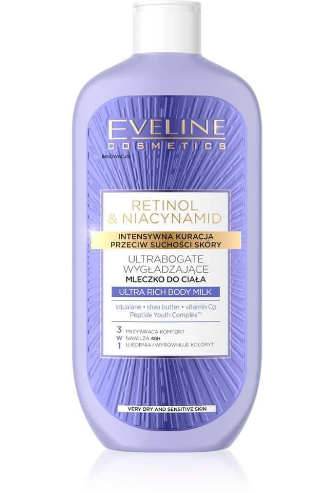 Eveline RETINOL&NIACYNAMIDE УЛТРА ХИДРАТИРАЩО МЛЯКО ЗА ТЯЛО, 350 мл