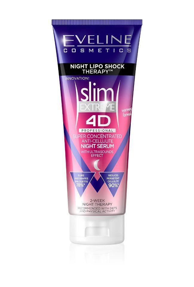 Eveline SLIM EXTR 4D LIPO SHOCK АНТИЦЕЛУЛИТЕН НОЩЕН СЕРУМ 250 МЛ