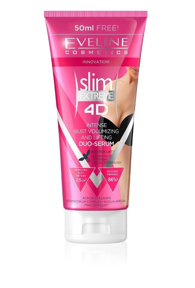 Eveline SLIM EXTR 4D INTENSE ДУО СЕРУМ ЗА УВЕЛИЧЕН И ПОВДИГНАТ БЮСТ 200 МЛ