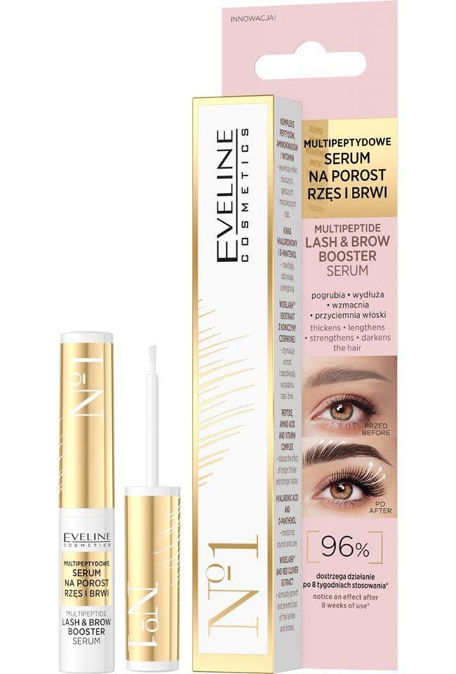 Eveline СЕРУМ ЗА МИГЛИ И ВЕЖДИ MULTIPEPTIDE LASH & BROW BOOSTER 4 МЛ