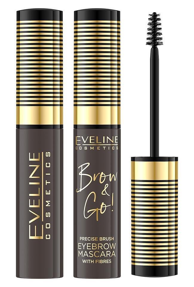 Eveline СПИРАЛА ЗА ВЕЖДИ BROW & GO NO. 2 DARK