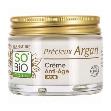 So'Bio, Precieux Argan, био анти-ейдж крем с арган, 50 мл.