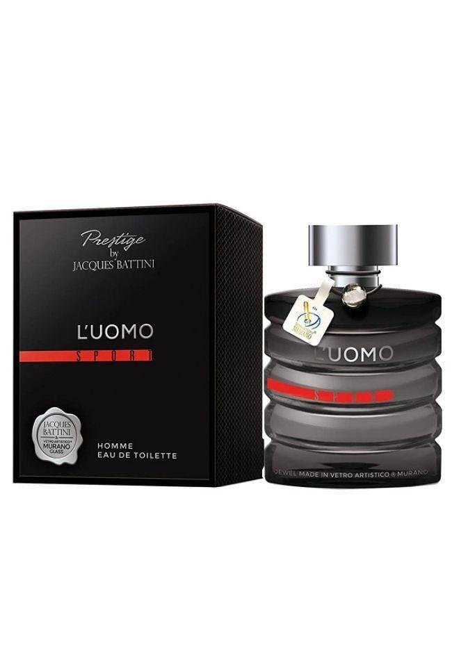Jacque Battini L`uomo Sportivo Parfum pour Homme H 100 ml + Murano glass