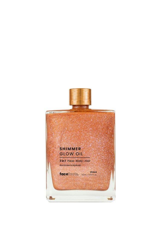 FACE FACTS SHIMMER GLOW ОЛИО ЗА ЛИЦЕ, ТЯЛО И КОСА, 50 МЛ