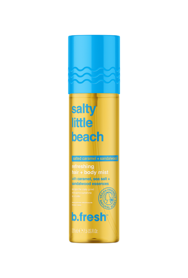 B.FRESH МИСТ ЗА ТЯЛО И КОСА salty little beach КАРАМЕЛ И МОРСКА СОЛ 221 мл