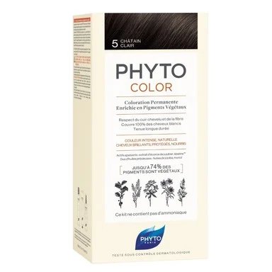 Phyto Color, Боя за коса, №5 светъл кестен