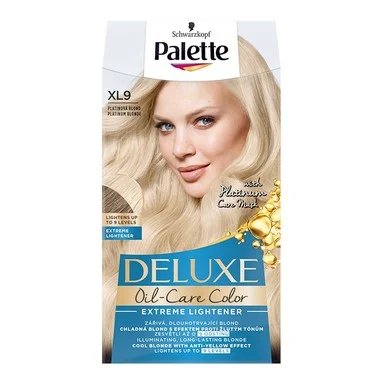 Palette Deluxe, Боя за коса, XL9 платинено рус