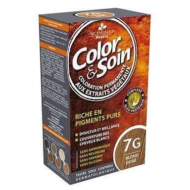 3Chenes Color and Soin, Боя за коса, 7G златисто рус цвят