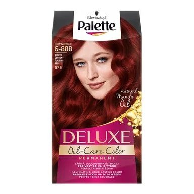 Palette Deluxe, Боя за коса, 6-888 огнено червен