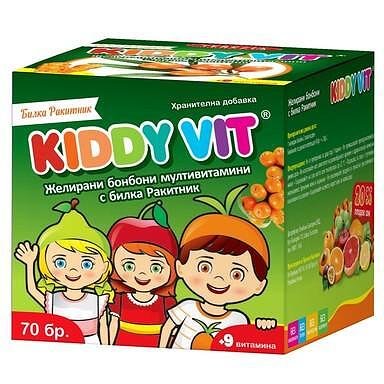 Kiddy Vit, 70 бонбона, от Unicoms BG