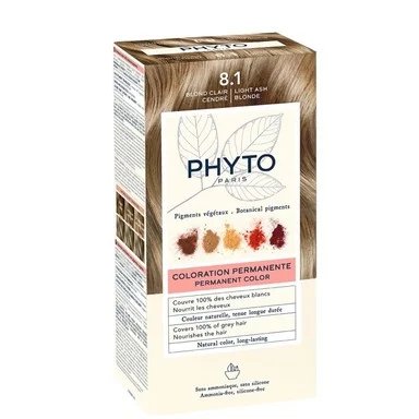 Phyto Color, Боя за коса, 8.1 светло пепеляво русо