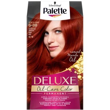Palette Deluxe, Боя за коса, 6-88 рубинено червен цвят
