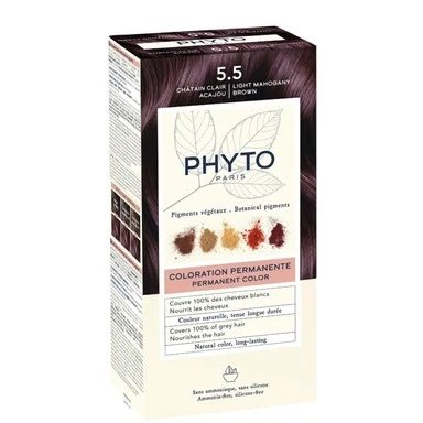 Phyto Color, Боя за коса, 5.5 махагоново кестеняв