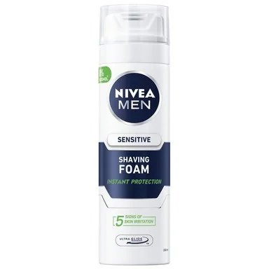 Nivea Men Sensitive, Пяна за бръснене, 200 мл