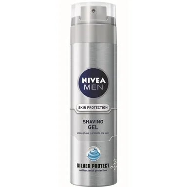 Nivea Men Silver Protect, Гел за бръснене, 200 мл