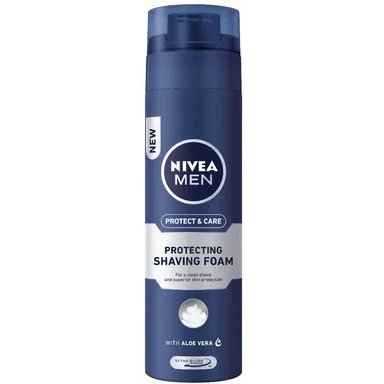Nivea Men Protect and Care, Пяна за бръснене, 200 мл