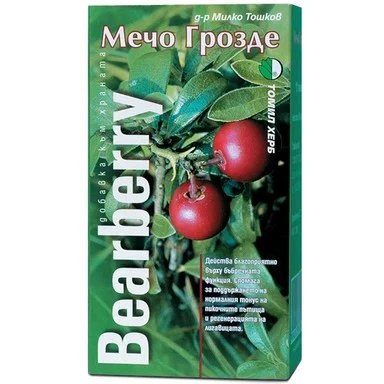 Мечо Грозде, лечение при цистит, 500 мг, 120 таблетки, от Tomil Herb