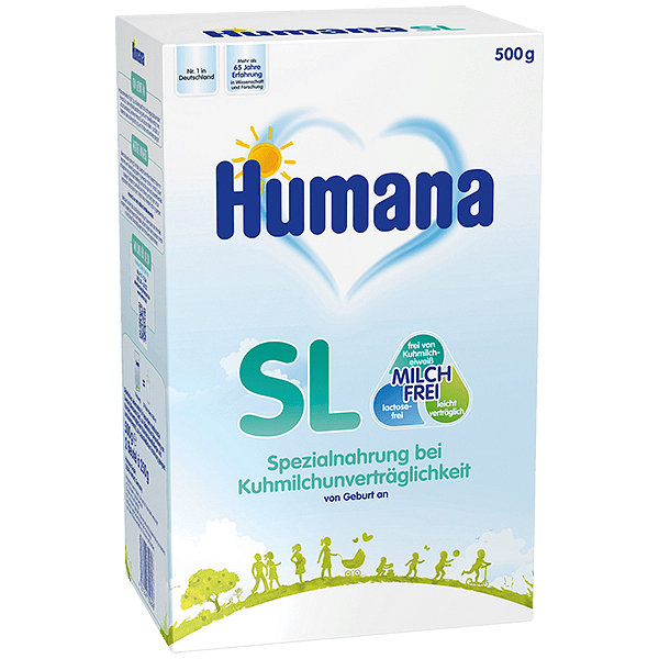 Humana SL Expert Диетична храна без мляко за бебета, 500 г