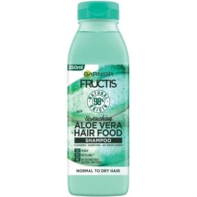 Garnier Fructis, Aloe Vera, хидратиращ шампоан за нормална до суха коса, 350 мл.