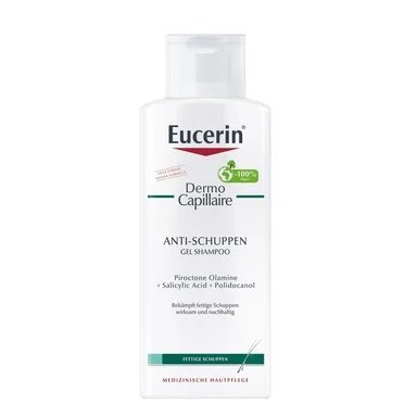 Eucerin, DermoCapillaire, гел шампоан против пърхот за мазен скалп, 250 мл.