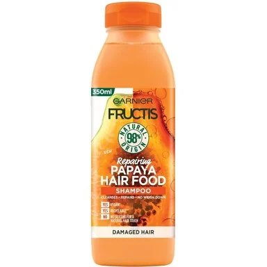Garnier Fructis, Papaya, възстановяващ шампоан за увредена коса, 350 мл.
