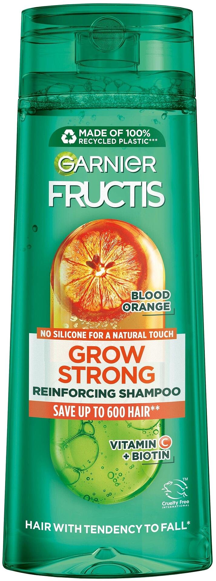Garnier Fructis, Grow Strong, шампоан против косопад поради накъсване, 400 мл.