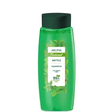 Aroma Natural, шампоан с коприва за мазна коса, 400 мл.