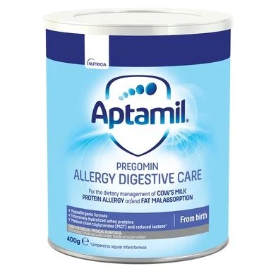 Aptamil Pregomin ADC, Мляко за кърмачета при алергии 0+ месеца, 400 г