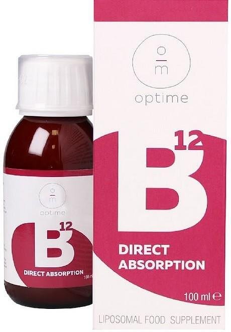 Optime B12, Липозомна добавка с витамин В12, 100 мл