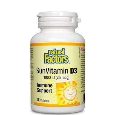 Витамин D3, 90 таблетки, от Natural Factors