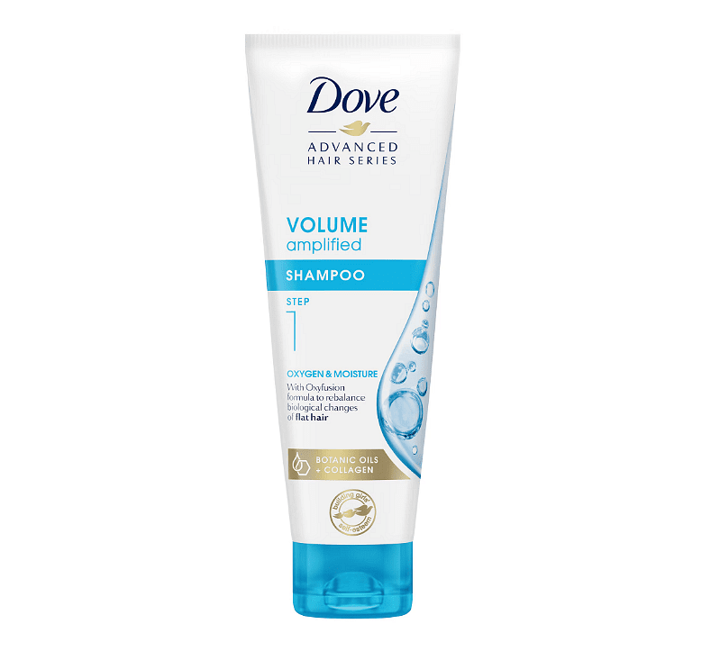 Dove Advanced Hair Oxygen Moisture, Шампоан за тънка коса без обем, 250 мл.