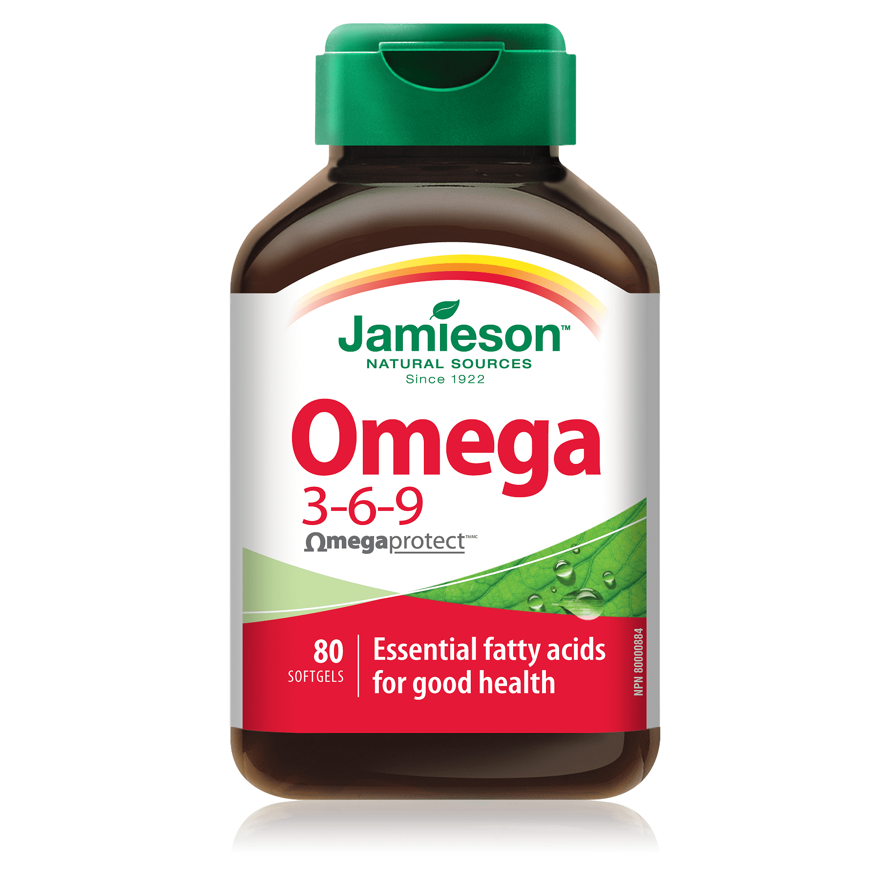 Jamieson, Omega 3-6-9, 80 капсули