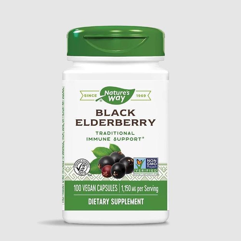 Черен Бъз (плод и цвят) Nature's Way 575 mg х 100 V капсули