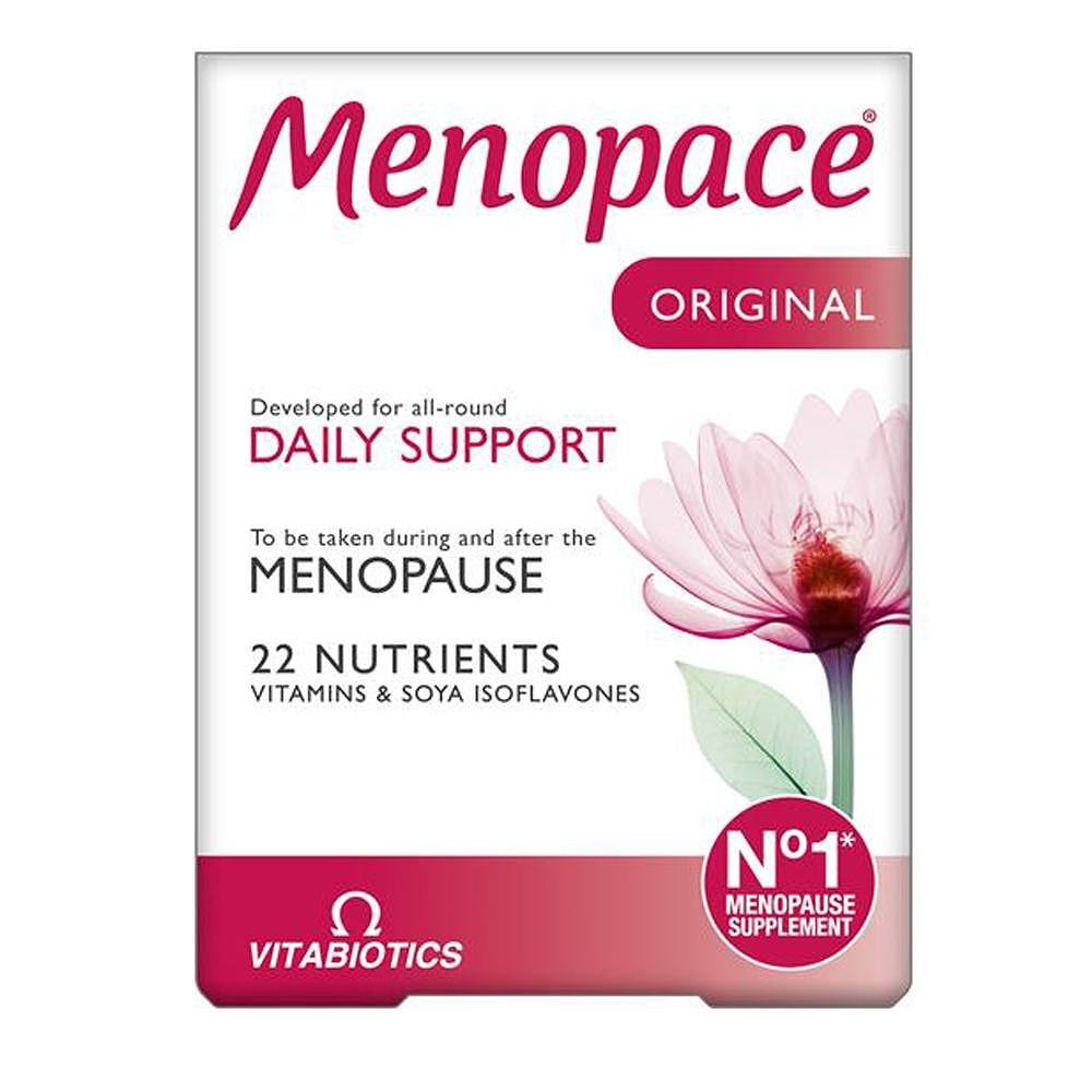 Menopace Original, при менопауза, 30 таблетки от Vitabiotics