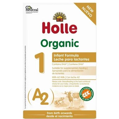 Holle 1, Био адаптирано мляко А2, без лактоза, 0+ месеца, 400 г