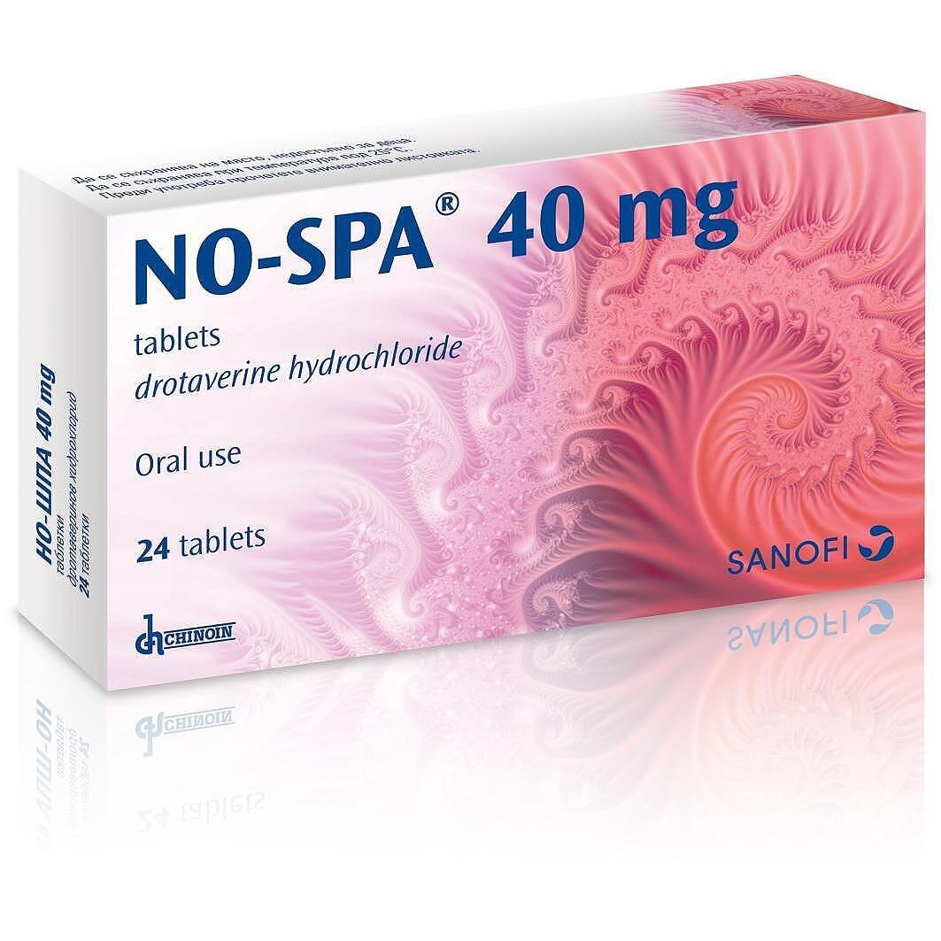 No-spa 40 мг x24 таблетки