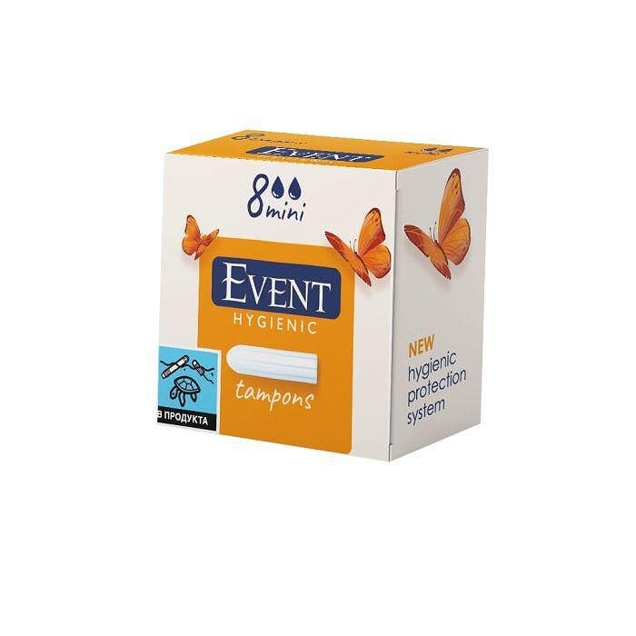 Event Mini, дамски тампони, 8 бр.