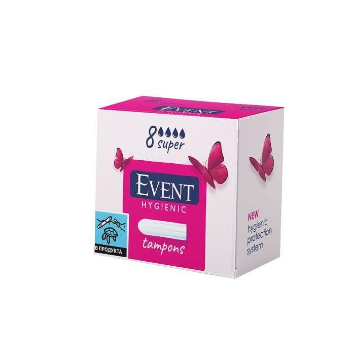 Event Super, дамски тампони, 8 бр.