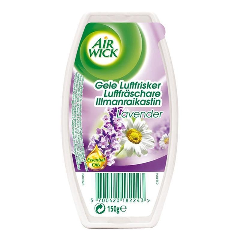 Air Wick, гел ароматизатор лавандула и лайка, 150 гр.