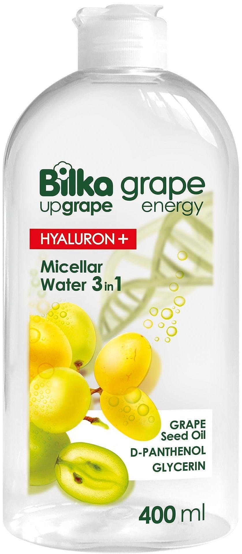 Bilka, Grape Energy, мицеларна вода, 3 в 1, 400 мл.