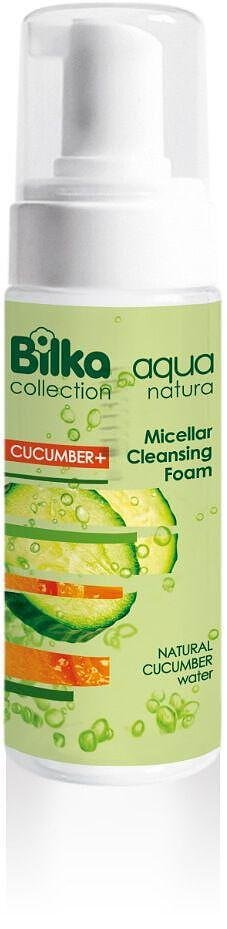 Bilka, Aqua Natura, мицеларна пяна за лице с краставица, 140 мл.