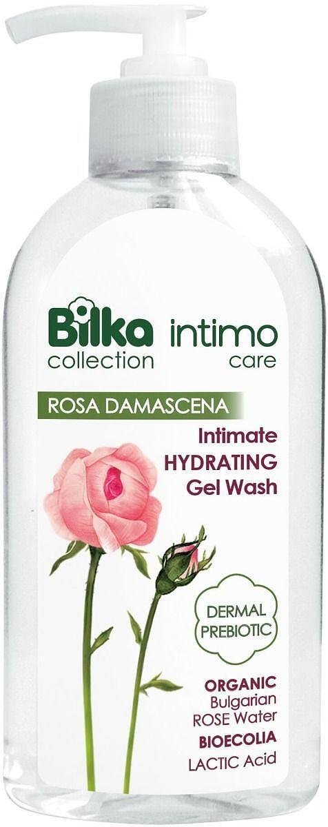 Bilka, Intimo Care, Rosa Damascena, хидратиращ интимен гел с розова вода, 200 мл.