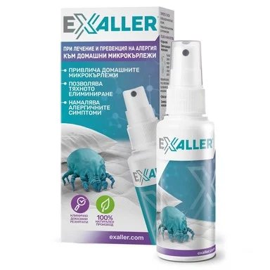 Спрей против микрокърлежи Exaller, 75 мл