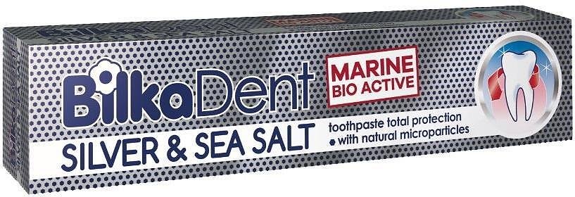 Bilka Dent, Silver & Sea salt, паста за бели и здрави зъби с морска сол, 75 мл.