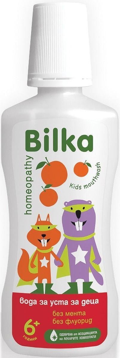 Bilka Homeopathy, детска вода за уста, портокал, 6+ год., 250 мл.